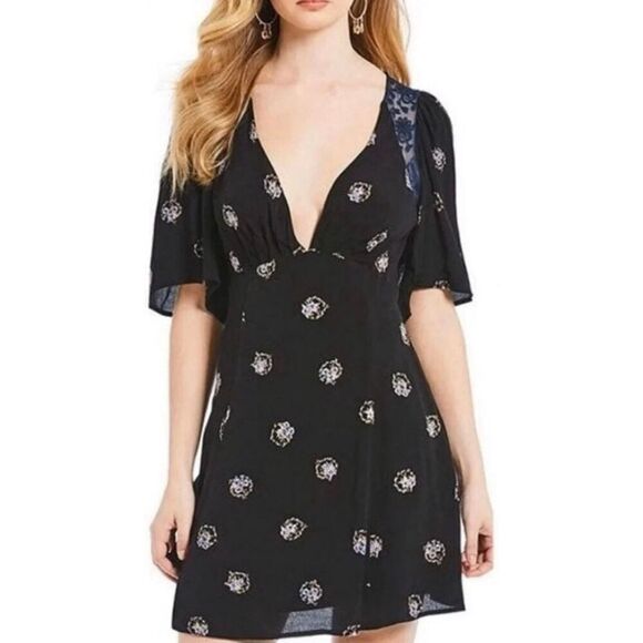 ✨Free People Women's Mocking Bird Mini Sz 2 Dress✨ - Picture 1 of 12